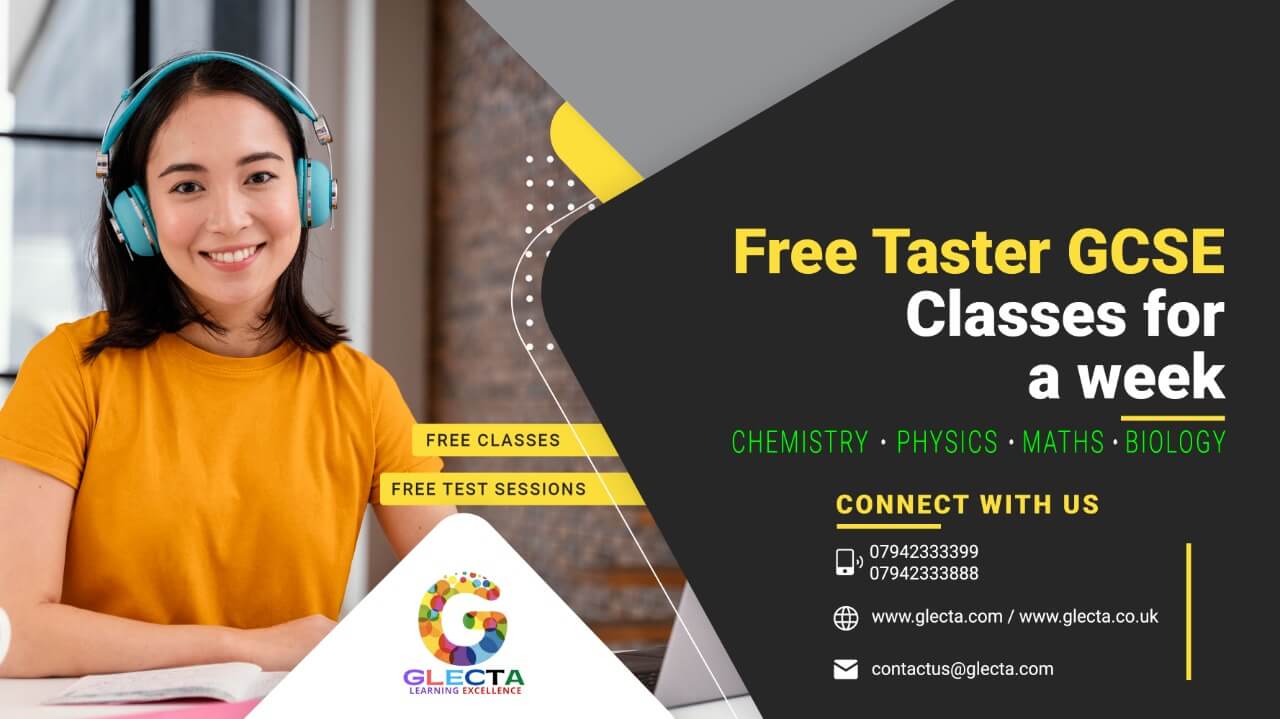 GCSE Free Taster Classes for a Week long in Aug 2021